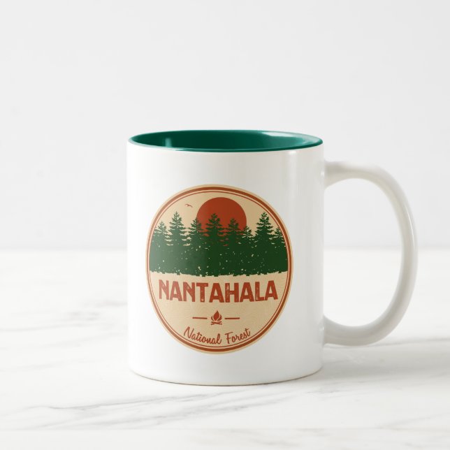 Tasse 2 Couleurs Forêt nationale de Nantahala (Droit)