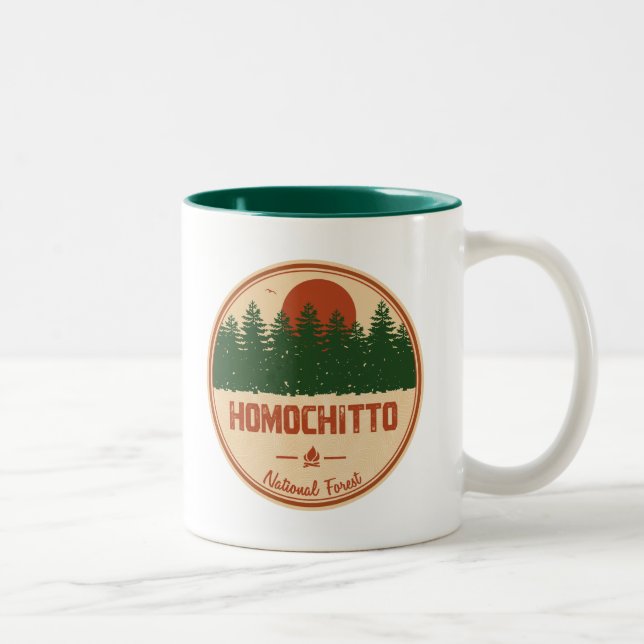Tasse 2 Couleurs Forêt nationale d'Homochitto (Droit)