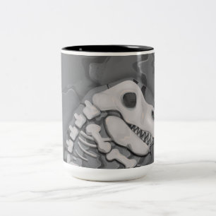 Tasse 2 Couleurs Fossile de dinosaure