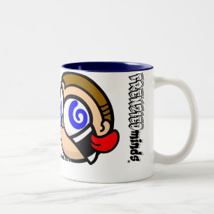 Tasse 2 Couleurs FOU et FOU à votre service !
