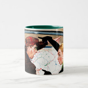 Tasse 2 Couleurs Fourchette dans la route