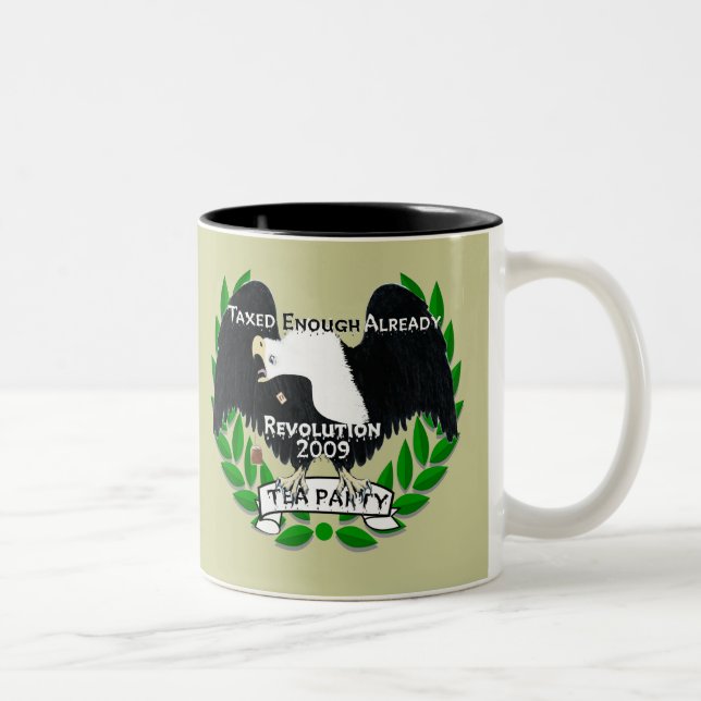 Tasse 2 Couleurs Fournitures de partie TEA (Droit)