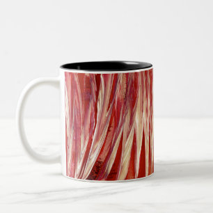 Tasse 2 Couleurs Frange de plume Fuchsia