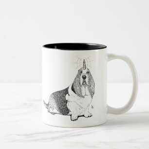 Tasse 2 Couleurs Fred the Bassetcorn