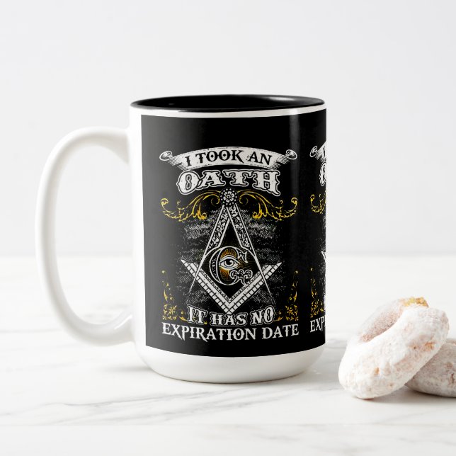 Tasse 2 Couleurs Freemason (Avec donut)