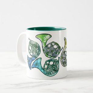 Tasse 2 Couleurs French Horns Daisy Classe de groupe