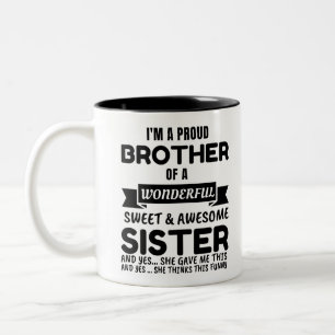 Tasse 2 Couleurs Frère Et Sa Fantastique Soeur