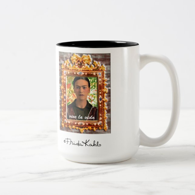 Tasse 2 Couleurs Frida Kahlo Reflejando (Droit)