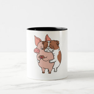 Tasse 2 Couleurs Friend Not Food English Bulldog