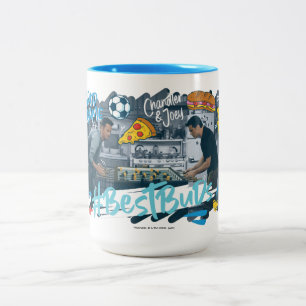 Tasse 2 Couleurs FRIENDS™ Chandler & Joey - Meilleurs potes
