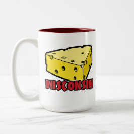 Tasse 2 Couleurs Fromage Wisconsin