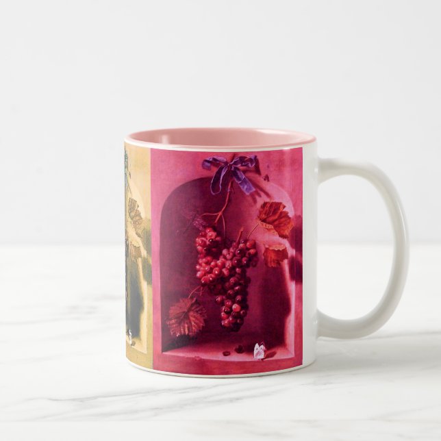 Tasse 2 Couleurs FRUITS DE SAISON -PROSPÉRITÉ jaune vert (Droit)