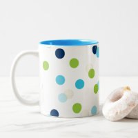 FUN CONFETTI SPOTS mignon fun rétro aqua marine ch