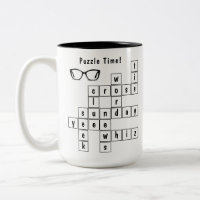Fun Crossword Puzzle noir et blanc