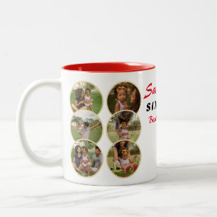 Tasse 2 Couleurs Funny 6 Pack Maman Bod Six Photos ♥ Best Mom Ever