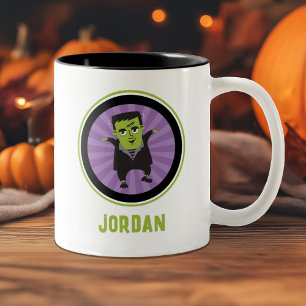Tasse 2 Couleurs Funny Frankenstein Monster Halloween
