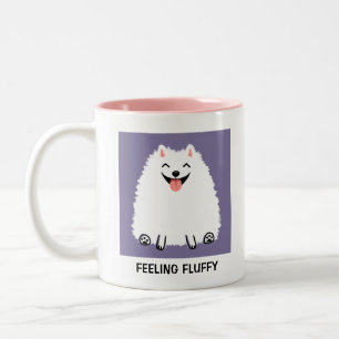 Tasse 2 Couleurs Funny Poméranien Feint Fluffy Pom-tastic Custom