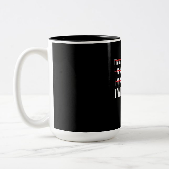 Tasse 2 Couleurs Funny Programmer I Wite Code (Gauche)