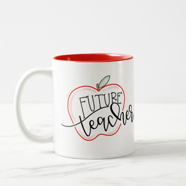 Tasse 2 Couleurs Futur professeur (Gauche)