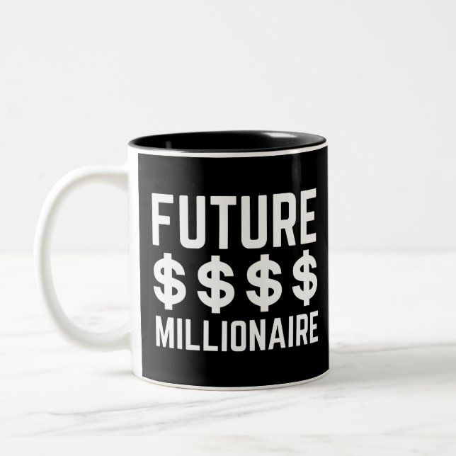 Tasse 2 Couleurs Future Millionaire (Gauche)