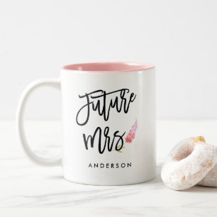 Tasse 2 Couleurs Future Mme Calligaphy Personalized