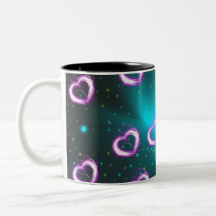 Tasse 2 Couleurs Galaxie de coeur