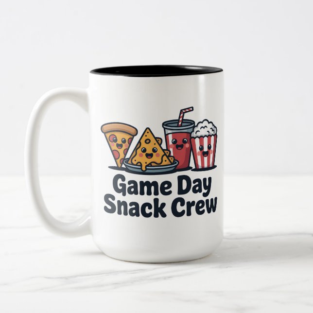 Tasse 2 Couleurs Game Day Snack Crew (Gauche)