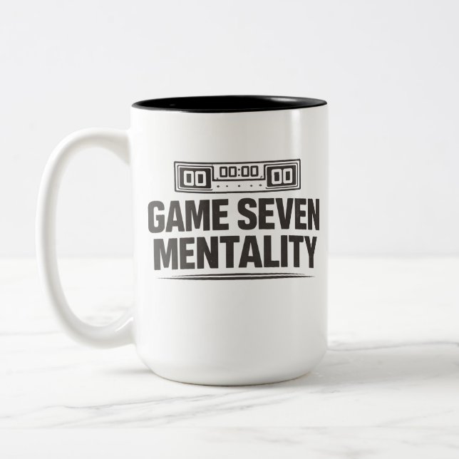 Tasse 2 Couleurs Game Seven Mentality (Gauche)