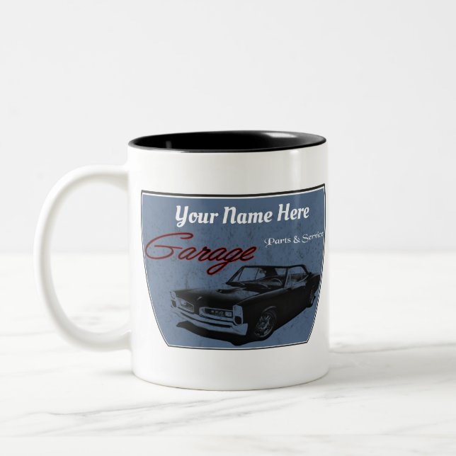 Tasse 2 Couleurs Garage personnalisé de GTO (Gauche)