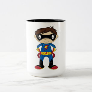 Tasse 2 Couleurs Garçon mignon de super héros