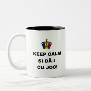 TASSE 2 COULEURS GARDEZ CALME ET CONTINUEZ À JOUER !