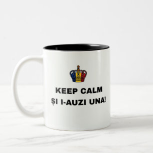 TASSE 2 COULEURS GARDEZ CALME ET ÉCOUTE ENCORE UNE !