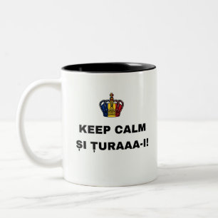 TASSE 2 COULEURS GARDEZ CALME ET ȚURAAA-I!