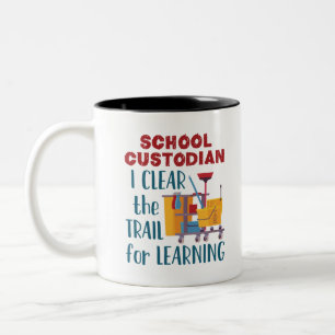 Tasse 2 Couleurs Gardien de l'école, j'efface la piste pour appren