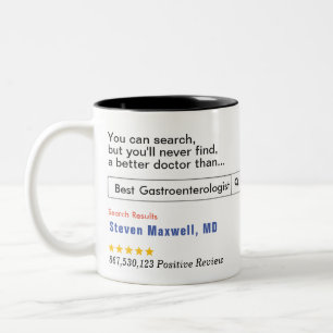 Tasse 2 Couleurs Gastroentérologue Cadeau personnalisé