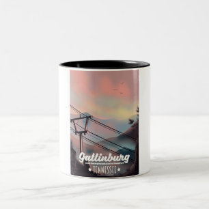Tasse 2 Couleurs Gatlinburg Great Smoky Mountains Tennessee