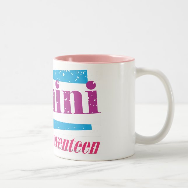 Tasse 2 Couleurs Gémeaux pourpres (Droit)