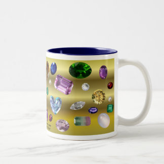 Tasse 2 Couleurs Gemmes de gemmes de gemmes