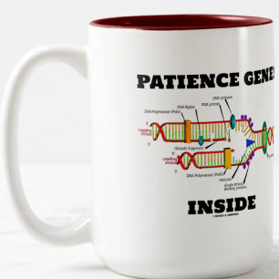 Tasse 2 Couleurs Gènes de patients dans l'Humour de réplication de 
