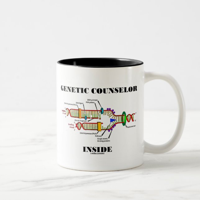 Tasse 2 Couleurs Genetic Counselor Inside (Droit)