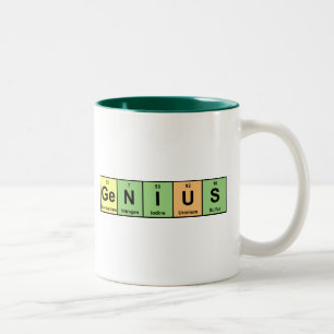 Tasse 2 Couleurs Génie - Tableau périodique des produits d'élém