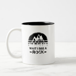 Tasse 2 Couleurs Géologie - Attends De Voir Un Rocher