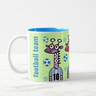 Tasse 2 Couleurs Giraffe Argentinian Football