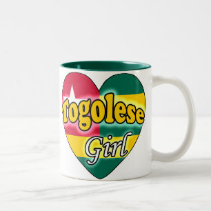 Tasse 2 Couleurs Girl Togolese