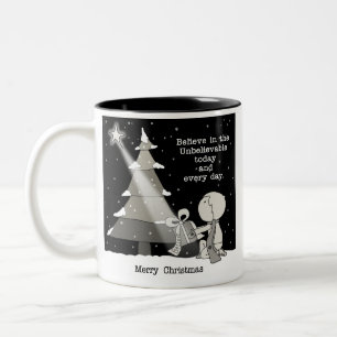 Tasse 2 Couleurs Giver cadeau-Joyeux Noël