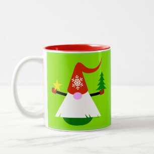 Tasse 2 Couleurs Gnome de Noël