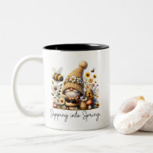 Gnome et printemps des abeilles