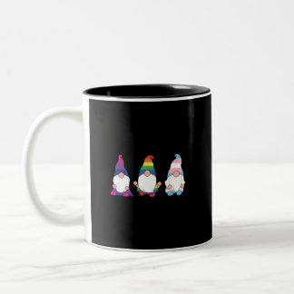 Tasse 2 Couleurs Gnome LGBTQ Bisexual Transexuel Ally