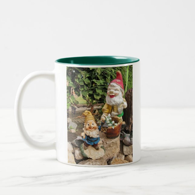 Tasse 2 Couleurs Gnomes de jardin (Gauche)