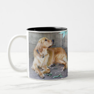 Tasse 2 Couleurs Golden retriever
